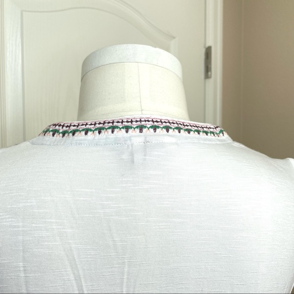 KNOX ROSE Embroidered Sleeveless Babydoll Top Size M - Picture 7 of 12